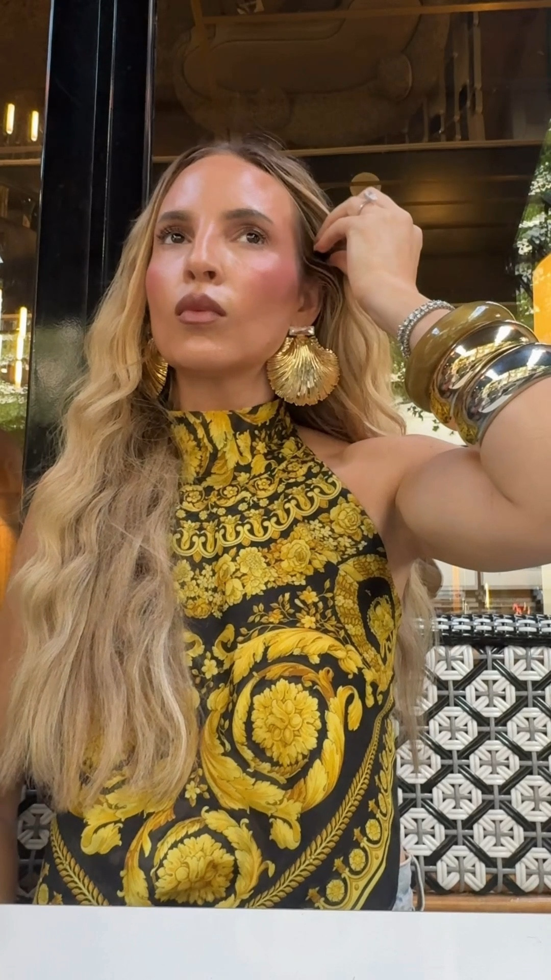 This top was one of my favorite purchases of last summer. I’d love to so much I just recently bought the matching skirt. Linked that below. ￼wearing a small 

#LTKdayinmylife #LTKstorytime #LTKTravel