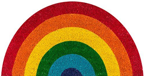 Novogratz Aloha Collection Rainbow Doormat, 1'6" x 2'6", Multicolor | Amazon (US)