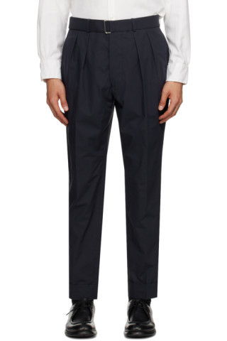 Navy Hugo Trousers | SSENSE