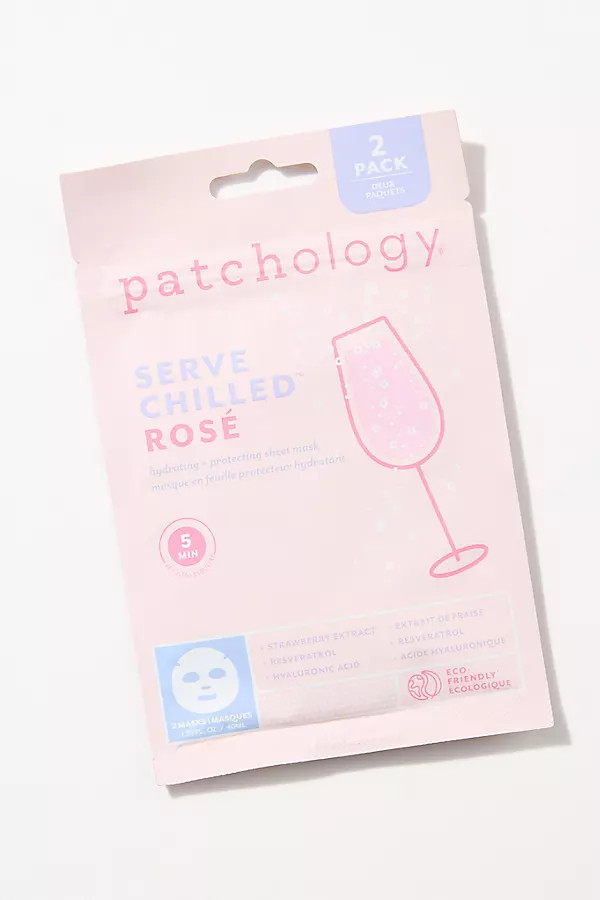 Serve Chilled Rose Sheet Mask, Set of 2 | Anthropologie (US)