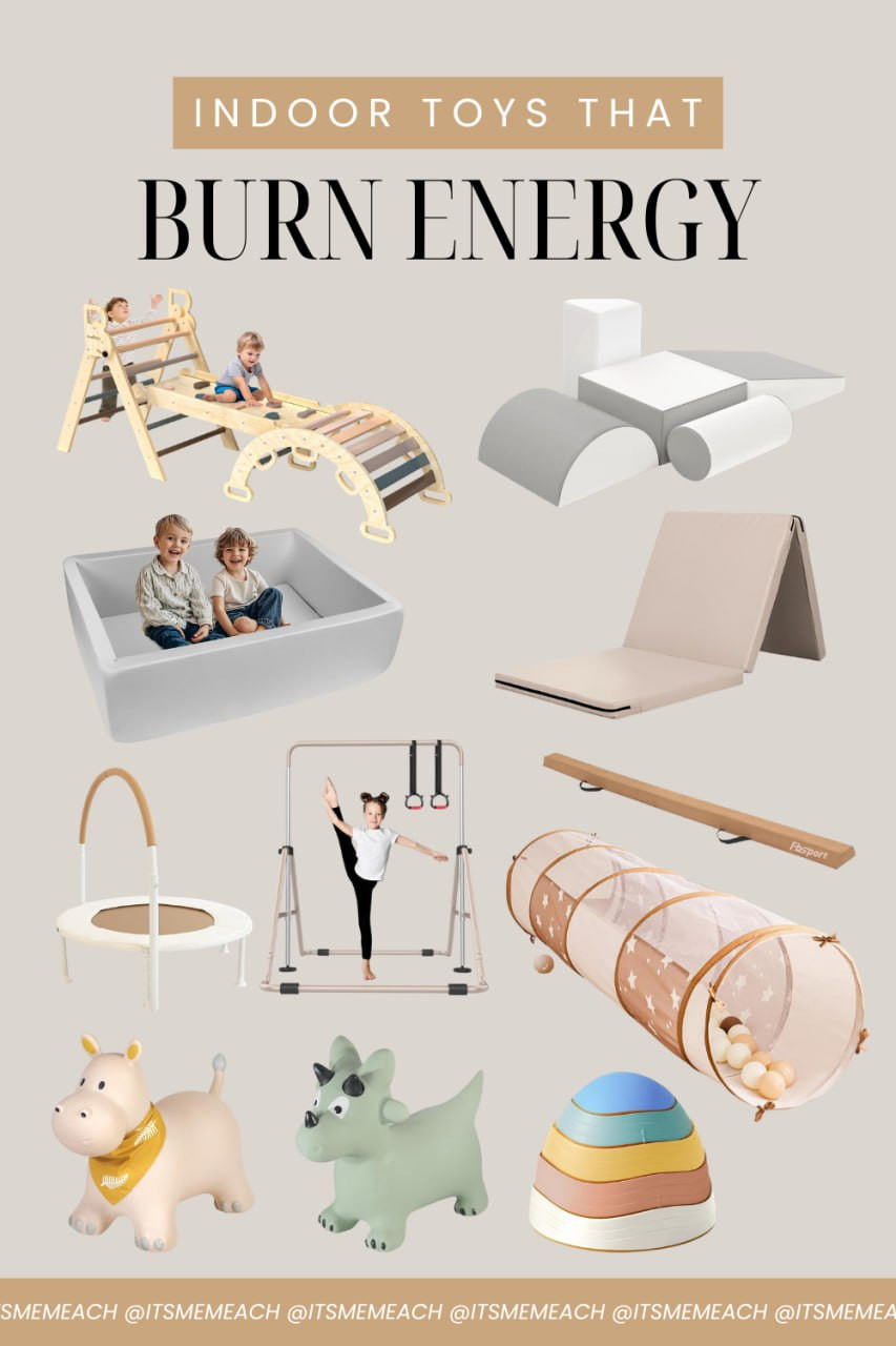 These active-play gifts are perfect for little ones who need to move, climb, bounce, and explore! My kids could spend hours on these energy-burning favorites especially on cold or rainy days when we’re stuck indoors. Love that everything encourages creativity and independent play while giving them a safe way to get all those wiggles out. 

 #LTKGiftGuide #LTKHome #LTKKids