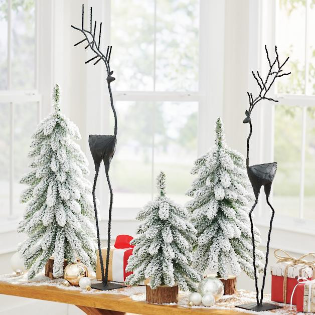 Metal Reindeer, Set of Two | Grandin Road | Grandin Road