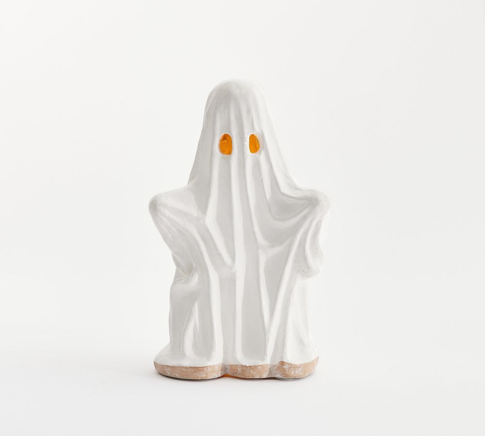 Handcrafted Ceramic Ghost, Large, White | Pottery Barn (US)