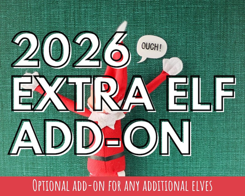 Elf add on option for 2026 Elf Kit | Etsy (Global)