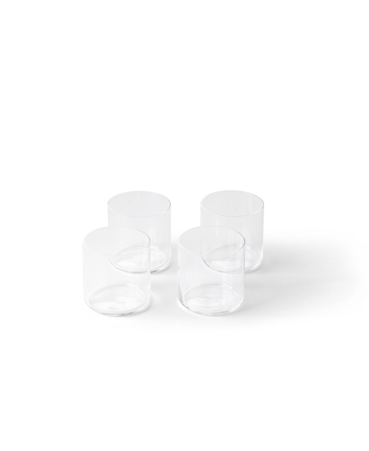Fable Short Glasses, Set of 4 - Clear | Macy's