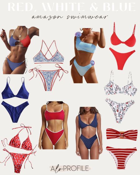 Fourth of July Swimwear // 4th of July, 4th of July outfit, Amazon 4th of July outfit, holiday outfits, summer outfits, Amazon summer outfits, Independence Day, outfits for the Fourth of July, Amazon fashion