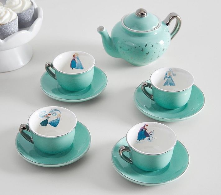 Porcelain Disney Frozen Tea Set | Pottery Barn Kids