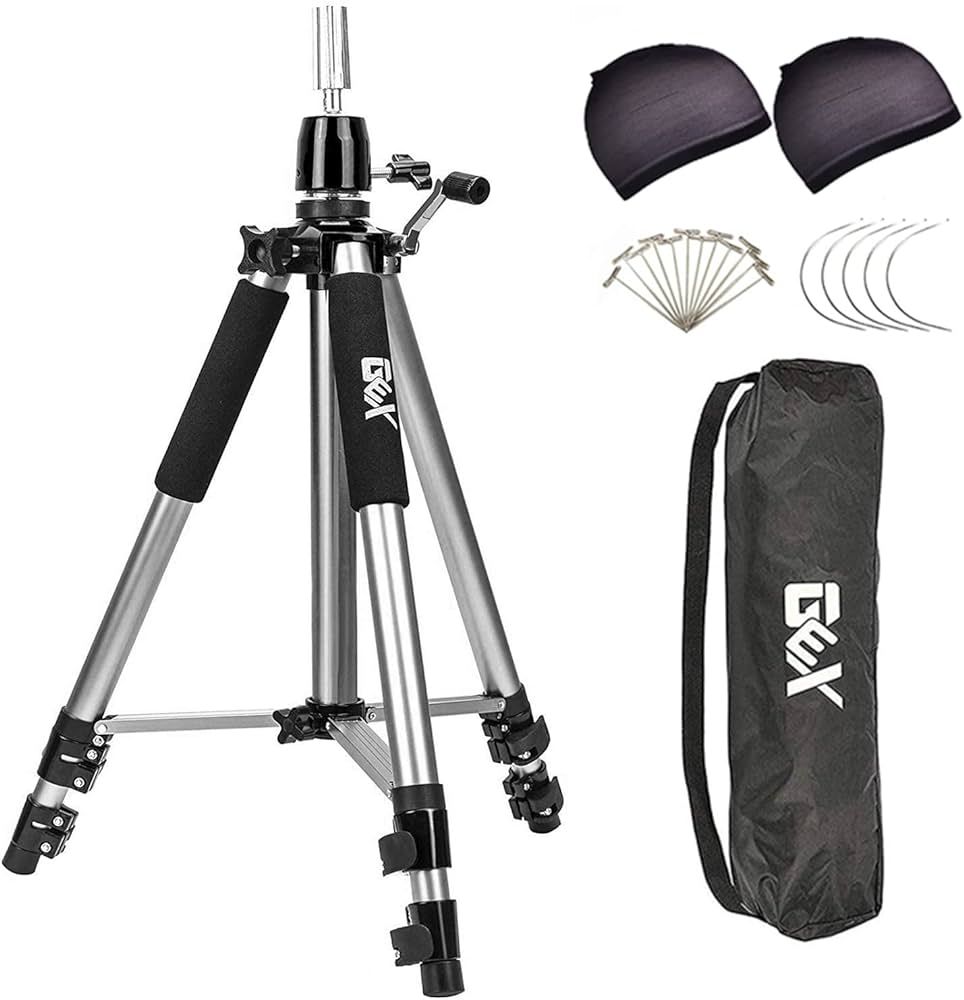 GEX 63" Heavy Duty Mannequin Tripod Stand for Wig Cosmetology Training Practice Doll Manikin Head... | Amazon (US)