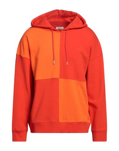 Sandro Man Sweatshirt Orange Size S Cotton, Elastane, Viscose, Polyester | YOOX (US)