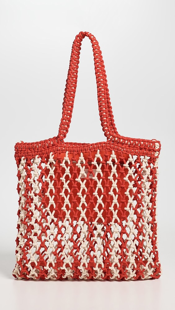 Faherty Sunwashed Macrame Tote | Shopbop | Shopbop