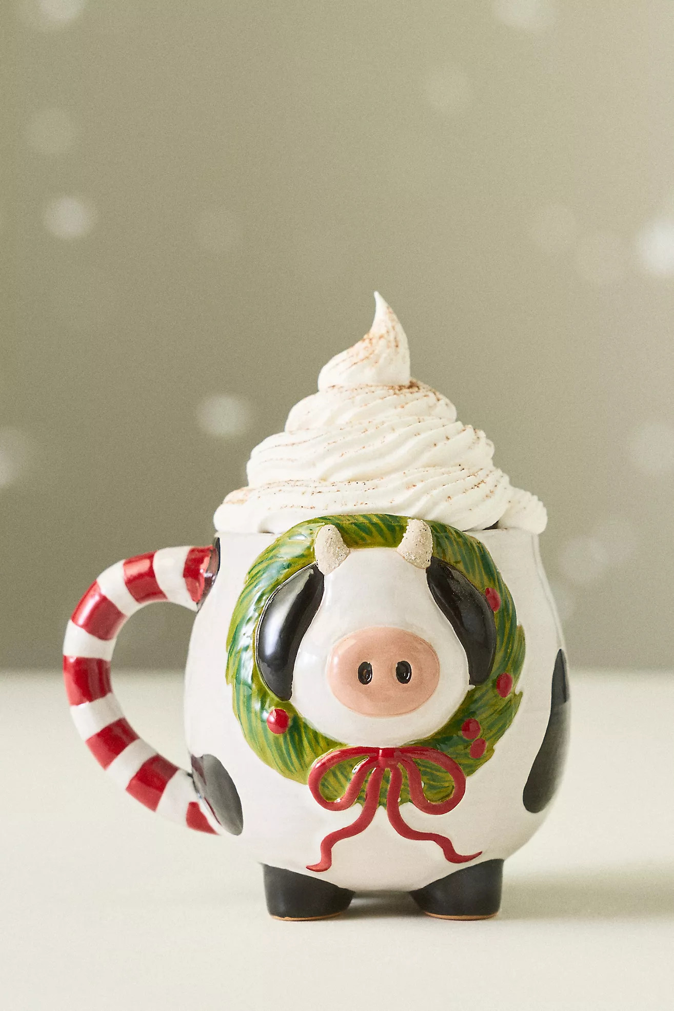 Festive Animal Stoneware Mug | Anthropologie (US)