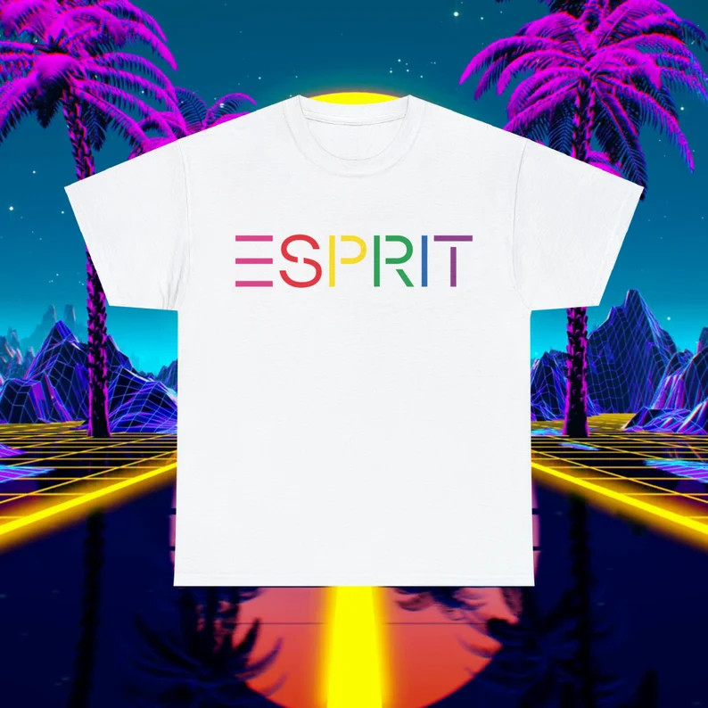 Custom ESPRIT Vintage 1980s Design T-shirt, Unisex for Men and Women Shirt Tee - Etsy | Etsy (Global)