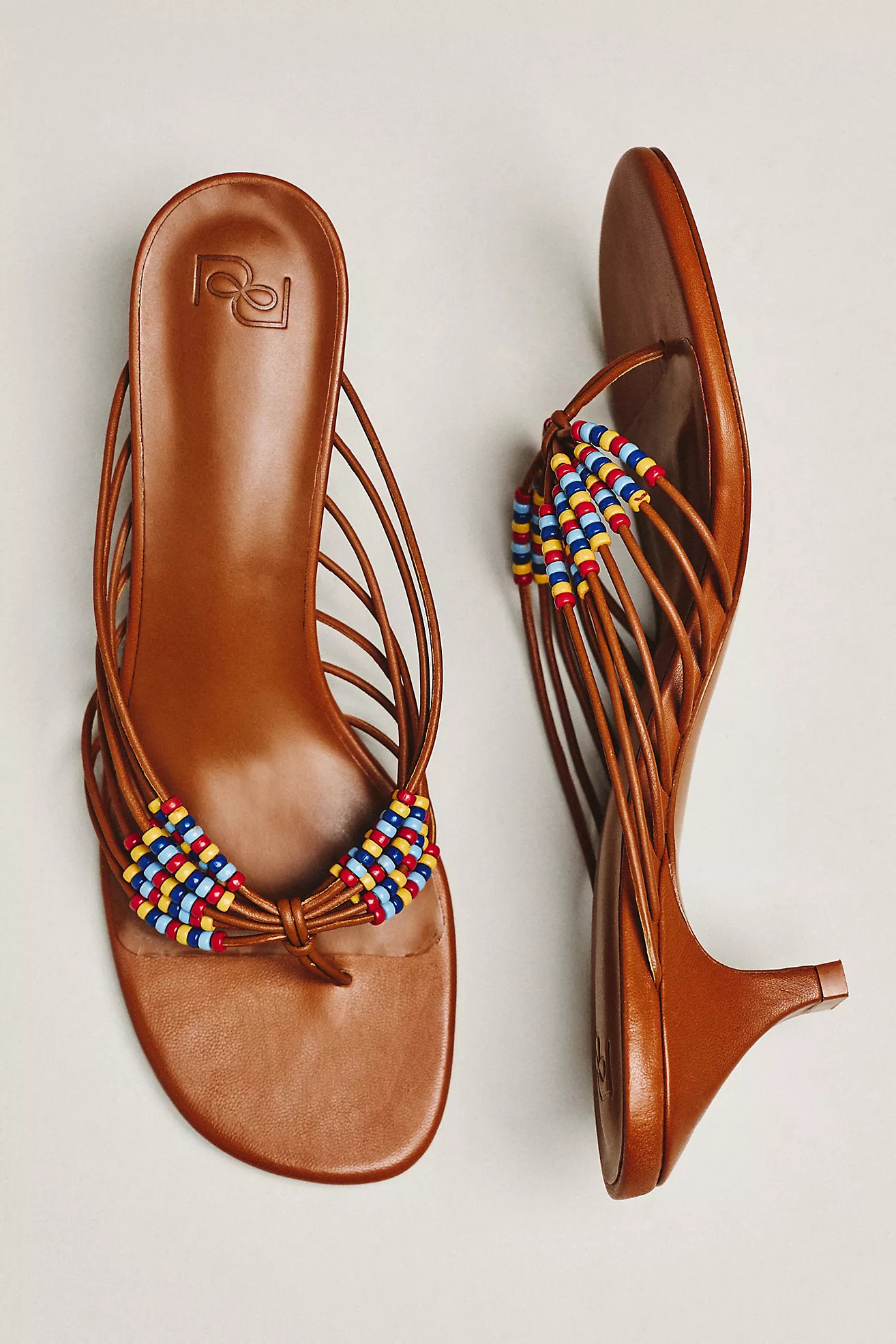 Reformation Jessica Beaded Flip-Flop Heels | Anthropologie (US)
