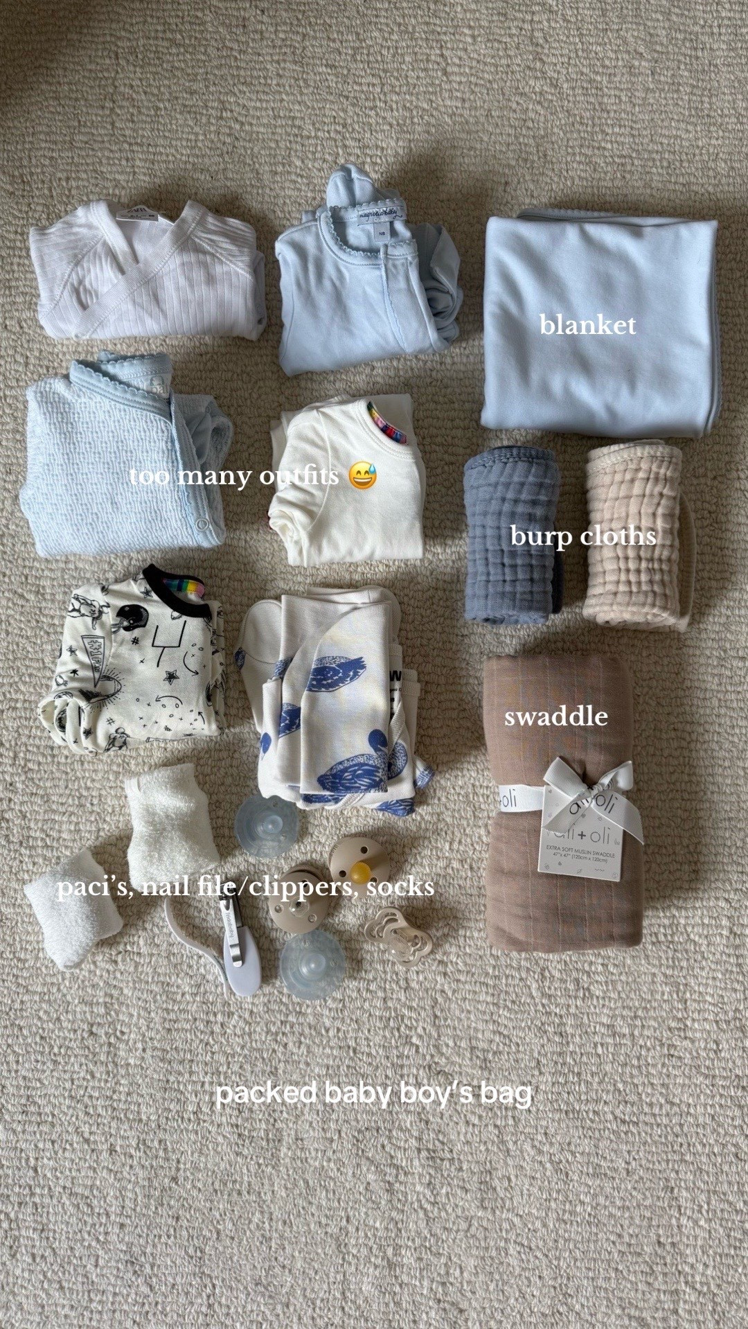 baby hospital bag !!

baby boy
hospital bag
baby boy clothes
swaddles
burp cloths

#LTKBump #LTKBaby #LTKFamily