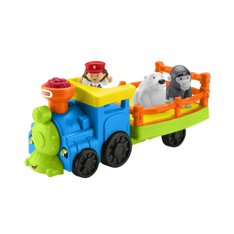 Fisher-Price Little People Choo-Choo Zoo Train with Music and Sounds for Toddlers, 3 Figures | Walmart (US)