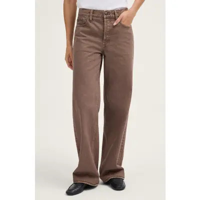 Madewell Low Slung Baggy Jeans in Dark Chestnut at Nordstrom, Size 28 | Nordstrom