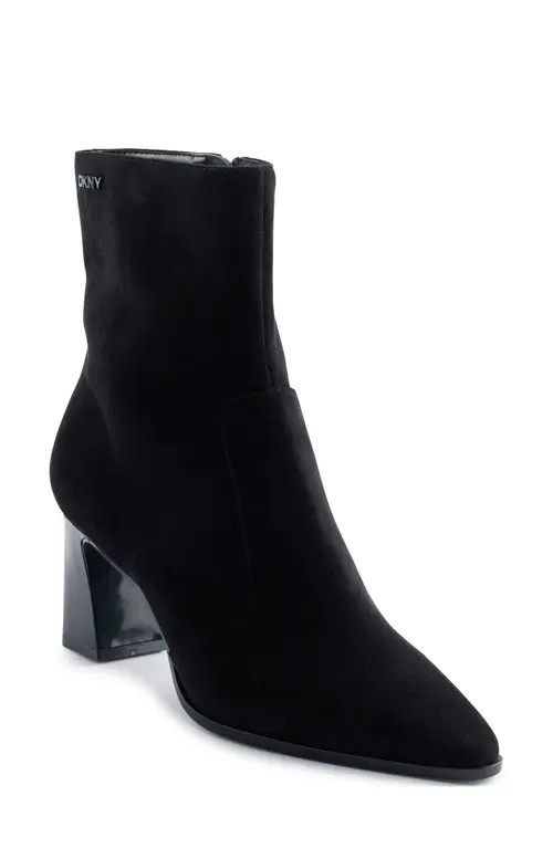 DKNY Sunny Pointed Toe Bootie in Black at Nordstrom, Size 7 | Nordstrom