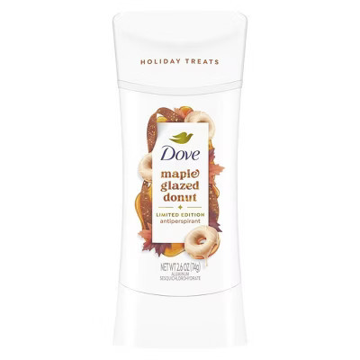 Dove Beauty Limited Edition Fall Holiday Treat Antiperspirant & Deodorant Stick - Maple Glazed Donut - 2.6oz | Target