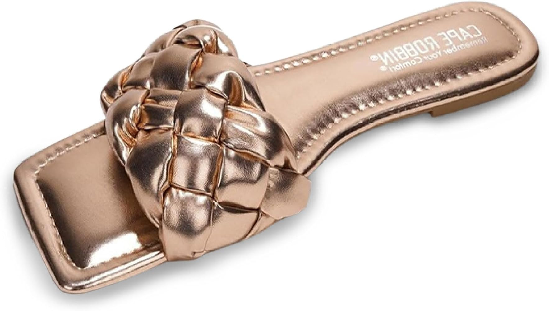 Cape Robbin Vagabond Sandals Women - Square Toe Sandals - Flat Braided Sandals for Women - Woven ... | Amazon (US)