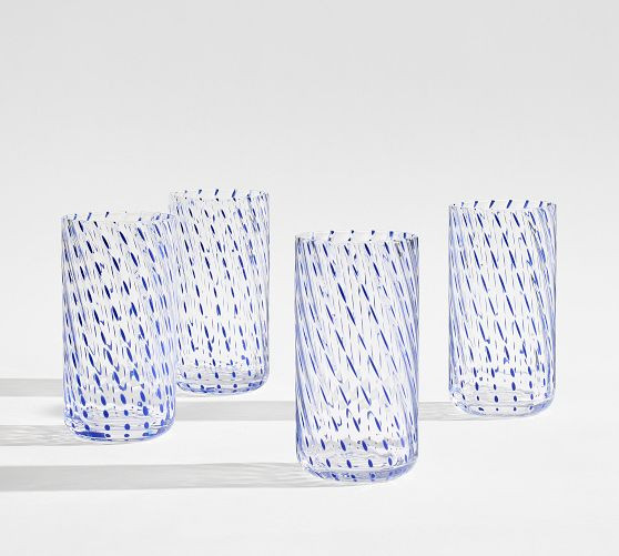 Coastal Drinking Glasses - Set of 4 | Pottery Barn (US)