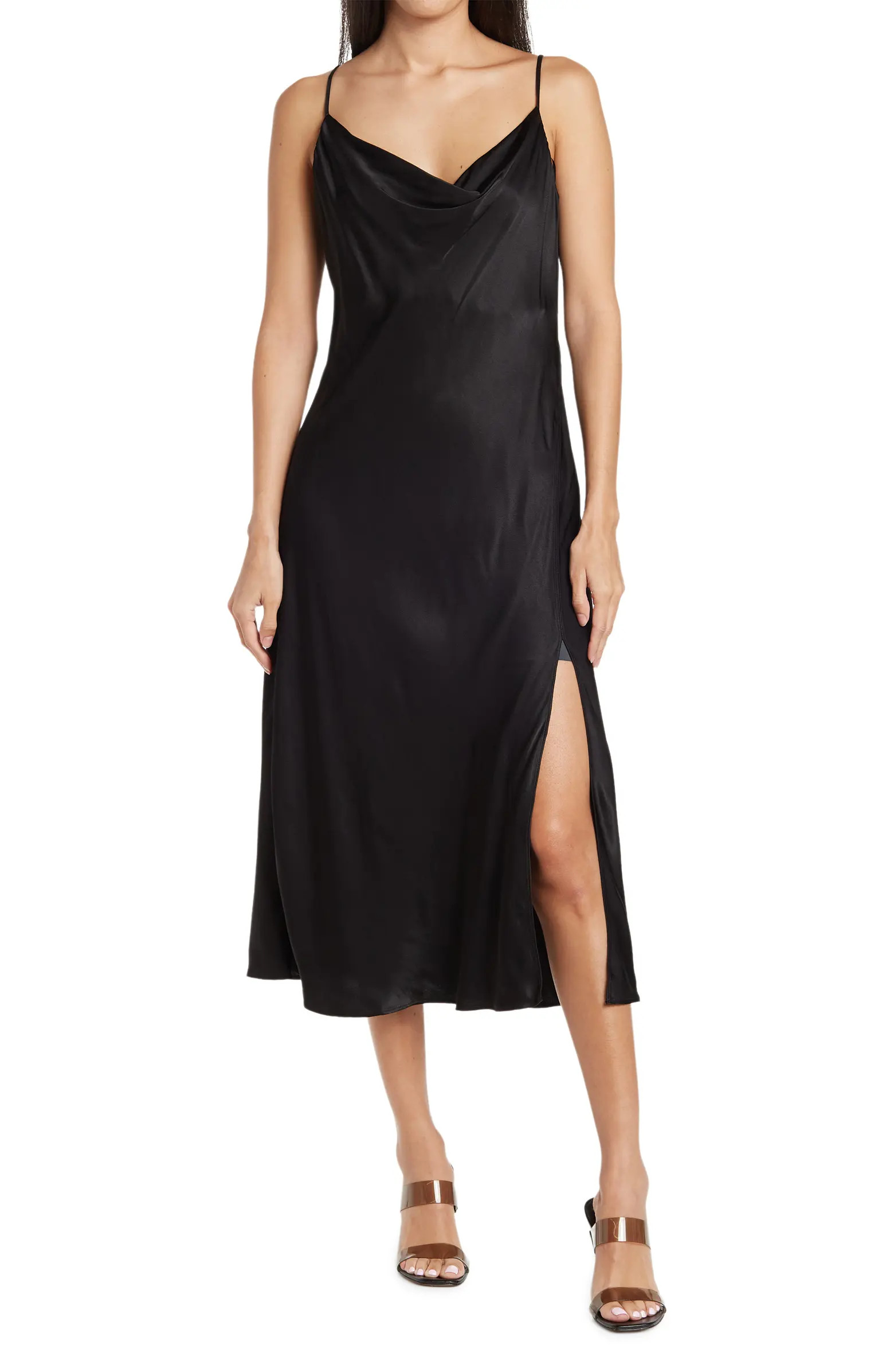 Socialite Satin Bias Midi Dress | Nordstromrack | Nordstrom Rack