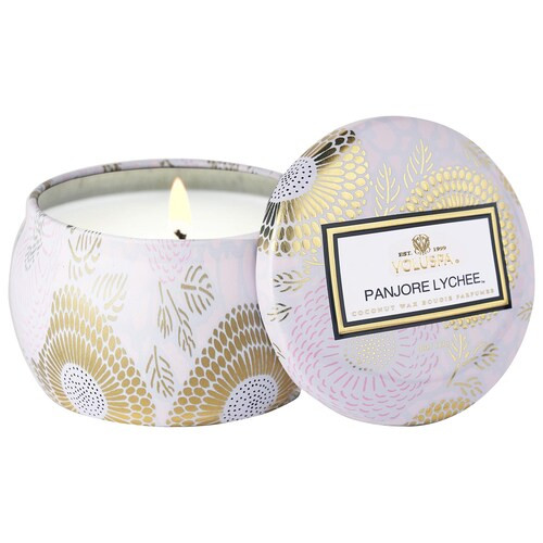 Mini Panjore Lychee Decorative Tin Candle - VOLUSPA | Sephora | Sephora (US)