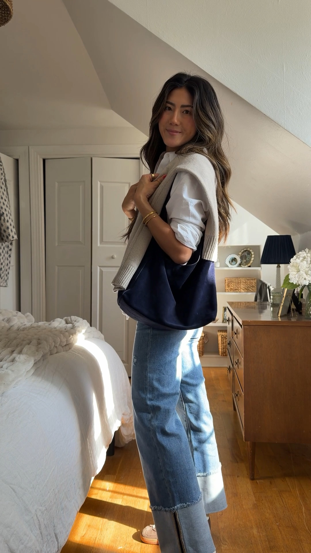 A casual yet chic white button-down outfit! 100% organic cotton and the comfiest cuffed denim! both the sneaker and loafer looks are so cute. 

#LTKgrwm #LTKootd #LTKmomlife