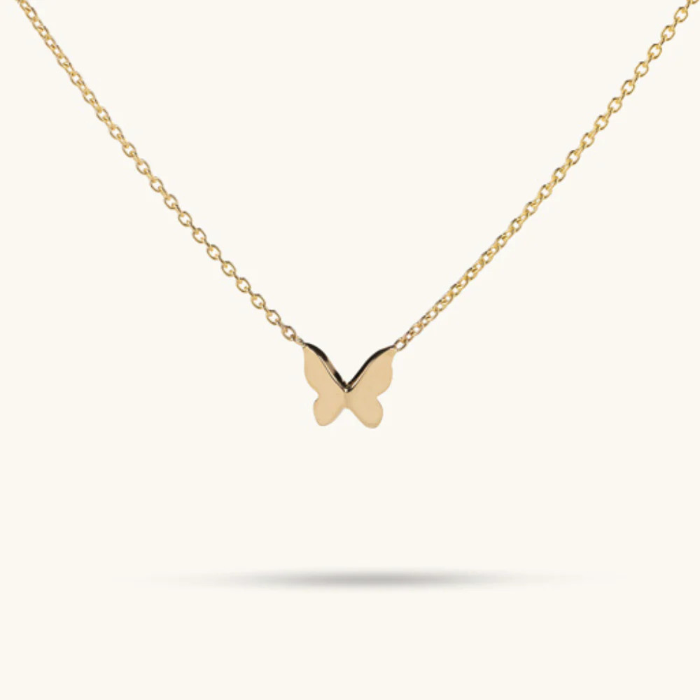 Simple Butterfly Necklace | Happy Jewelers
