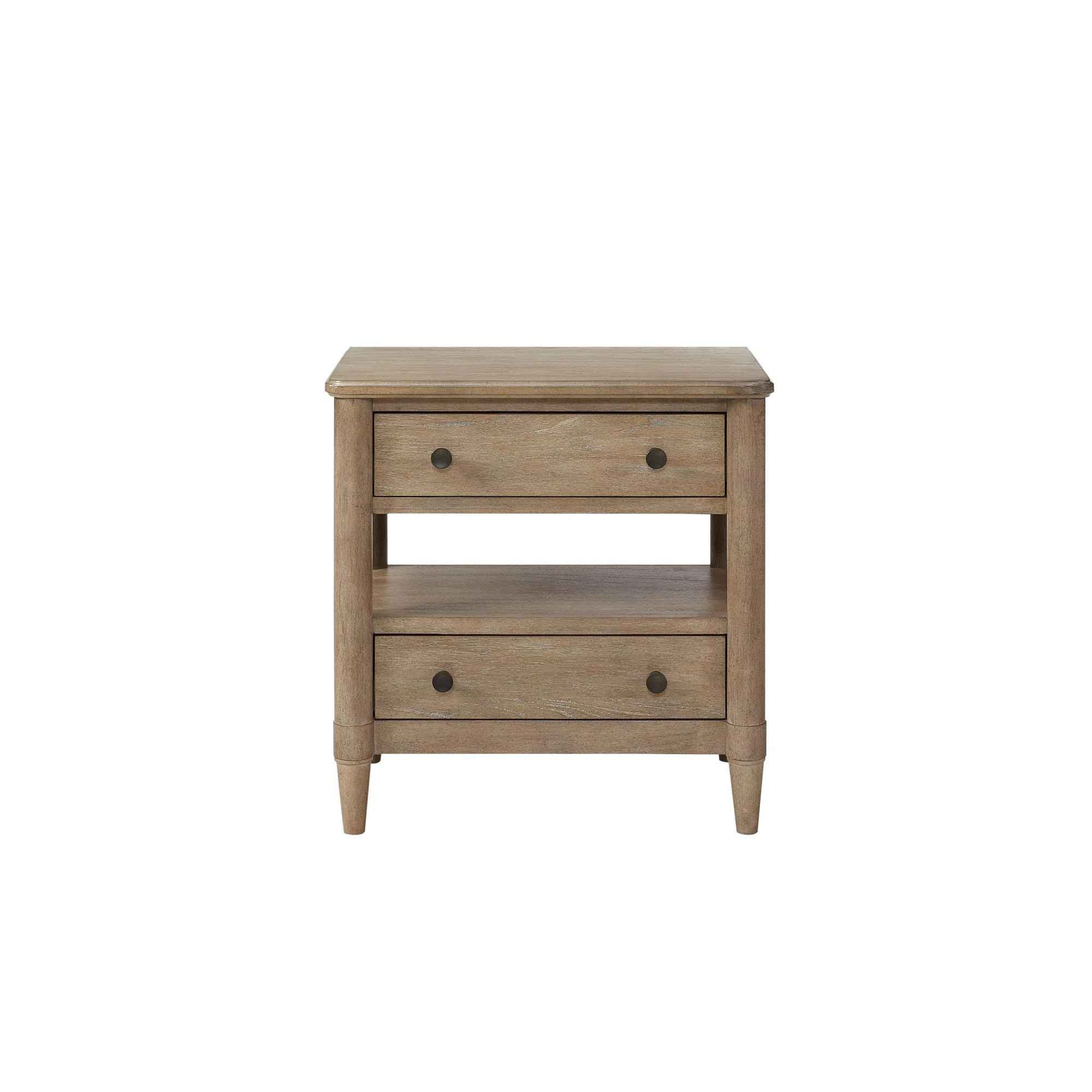 Wildon Home® Open Nightstand Sand Finish With 2 Drawers | Wayfair | Wayfair North America