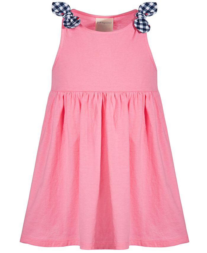 Toddler Girls Pink Cotton Dress, Created for Macy's | Macys (US)