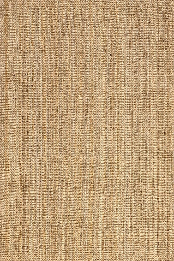 Nuloom Ashli Hand Woven, Natural, 7'6" x 9'6", Farmhouse, Jute, Soft and Textured, High Traffic, ... | Amazon (US)