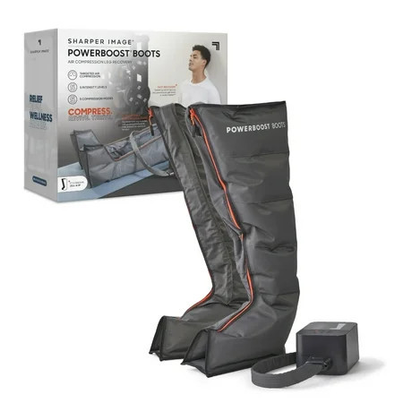 Sharper Image® Powerboost™ Boots, Air Compression with 5 Modes & 5 Intensity Levels, Size S/M | Walmart (US)