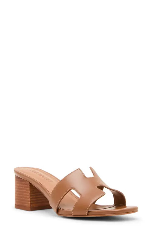 Steve Madden Hana Slide Sandal in Cognac Leather at Nordstrom, Size 11 | Nordstrom