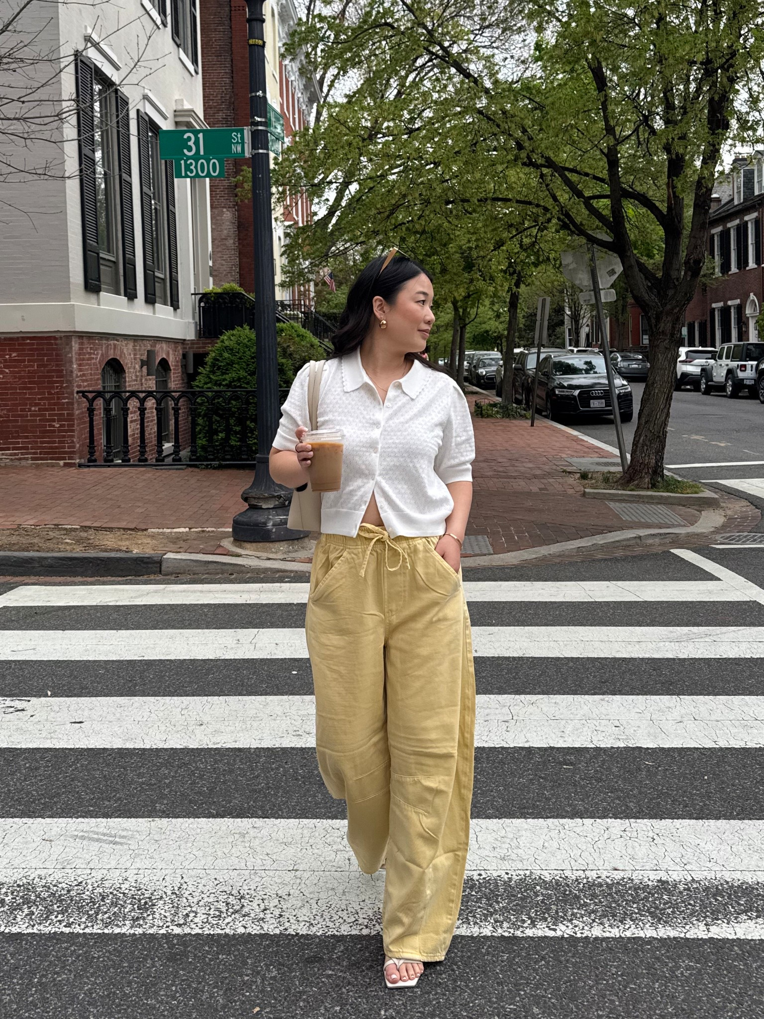 Spring outfits. Spring fashion. Barrel jeans. Butter yellow. Cardigan style  

#LTKSaleAlert #LTKStyleTip #LTKFindsUnder100