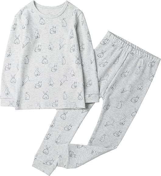 Owlivia 100% Organic Cotton Baby Long Sleeve Pajama Sets,Toddler Boy Girl 2-Piece Sleepwear | Amazon (CA)