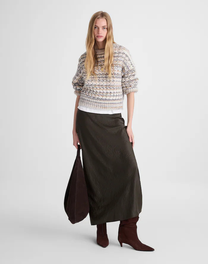 Satin Maxi Slip Skirt | Madewell