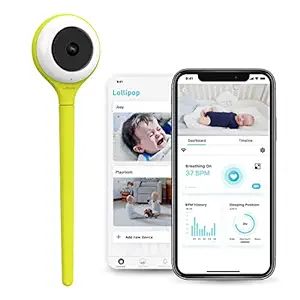 Lollipop Baby Monitor (Pistachio) - with Contactless Breathing Monitoring (No Extra Sensor Requir... | Amazon (US)