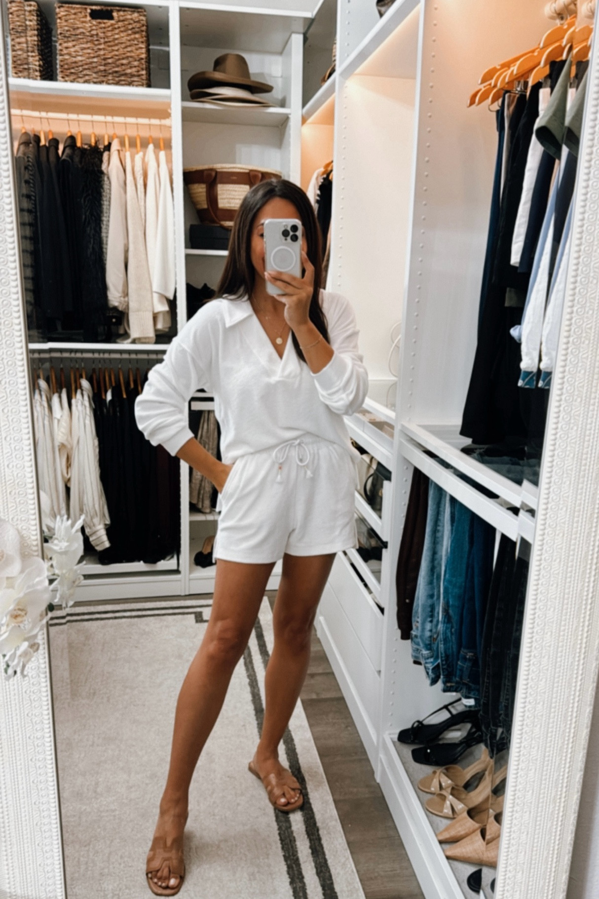 Terry set is lightweight perfect for casual wear or to use as a cover-up. Wearing. A small in both! 

Use code AVA25 for 25% off TravisMathew Women’s styles now until 6/14 

@travismathewwomens #travismathewwomens 
#tmwpartner 

#LTKOver40