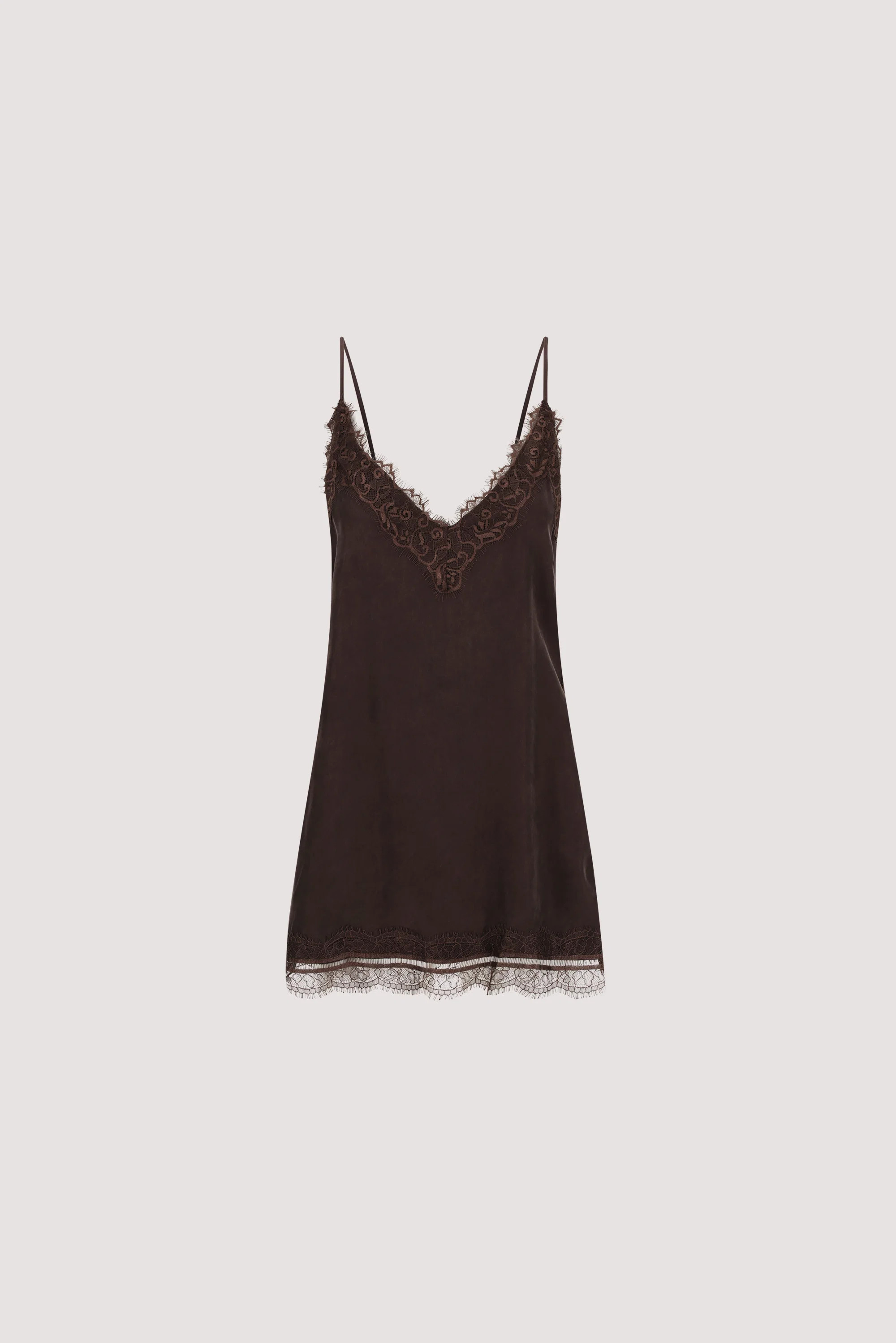 ANDREA PLUM CHOC CUPRO TOP | DISSH