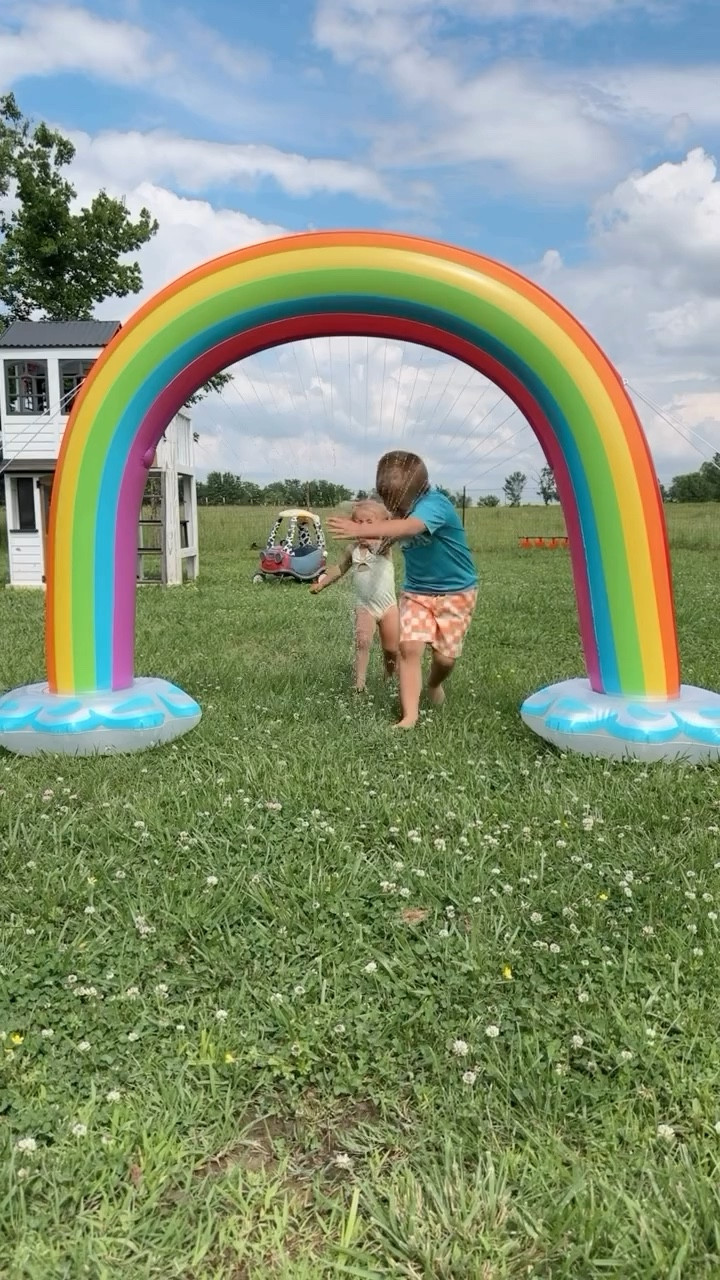 Summer break : Day 1
This sprinkler will be running all summer long and I am completely content with it! Summer fun is HERE ☀️

#summer #summerbreak #schoolsout #kidssummer #summeractivities #wateractivities #toddleractivities 

#LTKSeasonal #LTKFamily #LTKSwim