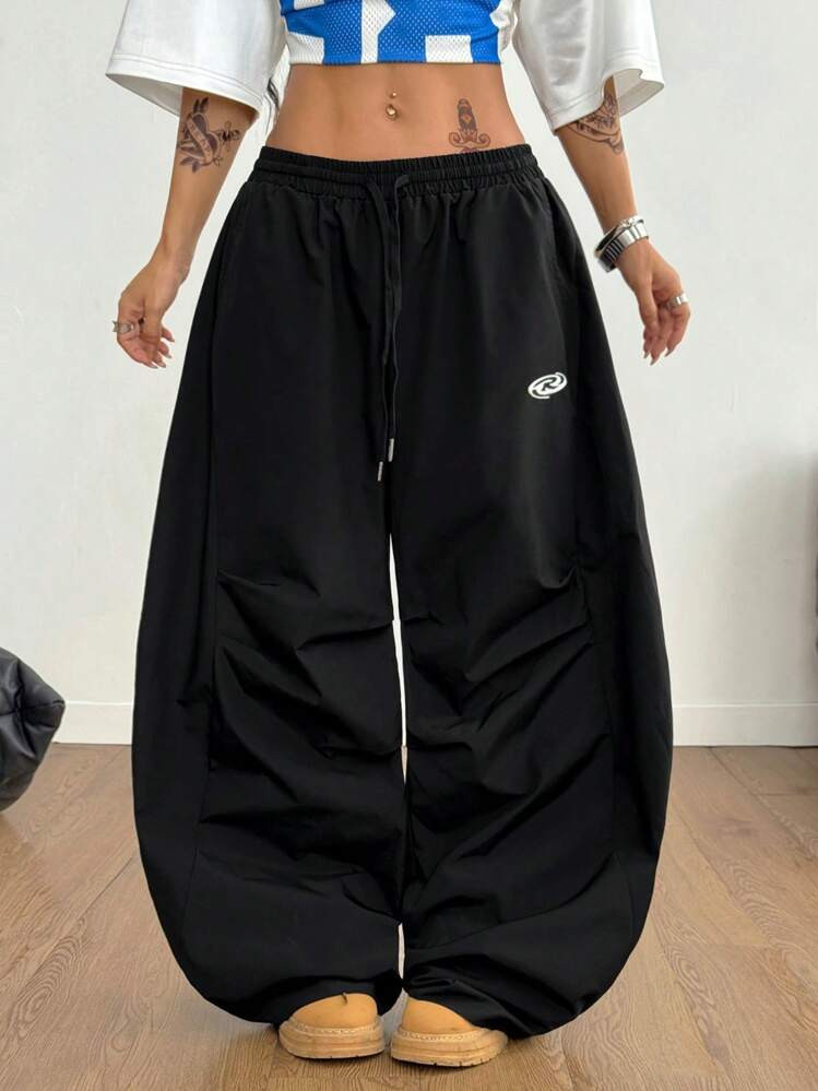 Coolane womens Baggy Parachute Scrimitar Pants | SHEIN