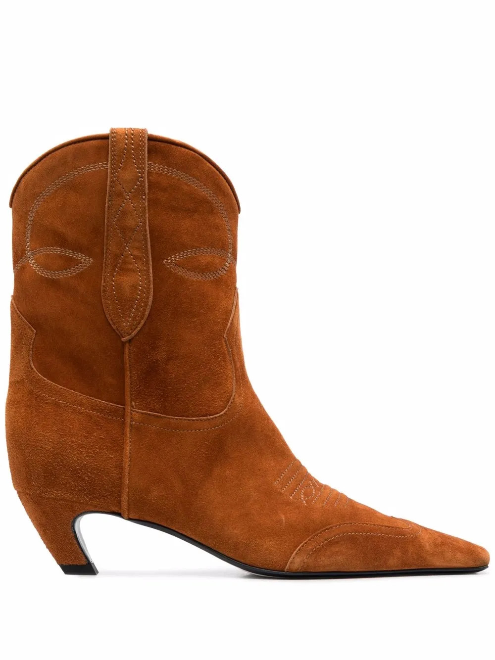 KHAITE The Dallas Ankle Boots - Farfetch | Farfetch Global