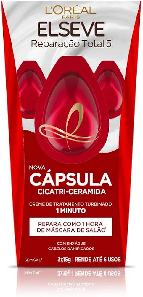 Elseve Reparação Total 5 - Cápsula de Tratamento 3x15g | Amazon (BR)