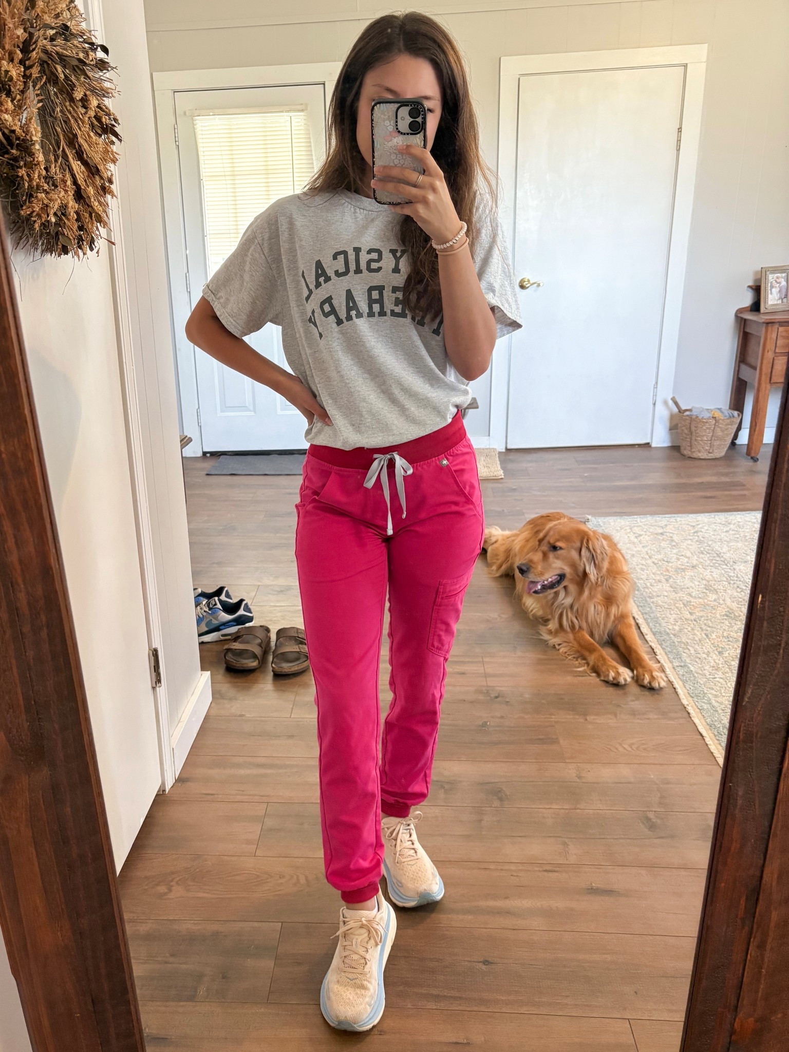 OOTD for work!🩺 Figs scrub pants pictured in size XXS regular length. Hokas pictured in size 7.

#LTKWorkwear #LTKPetite #LTKShoeCrush