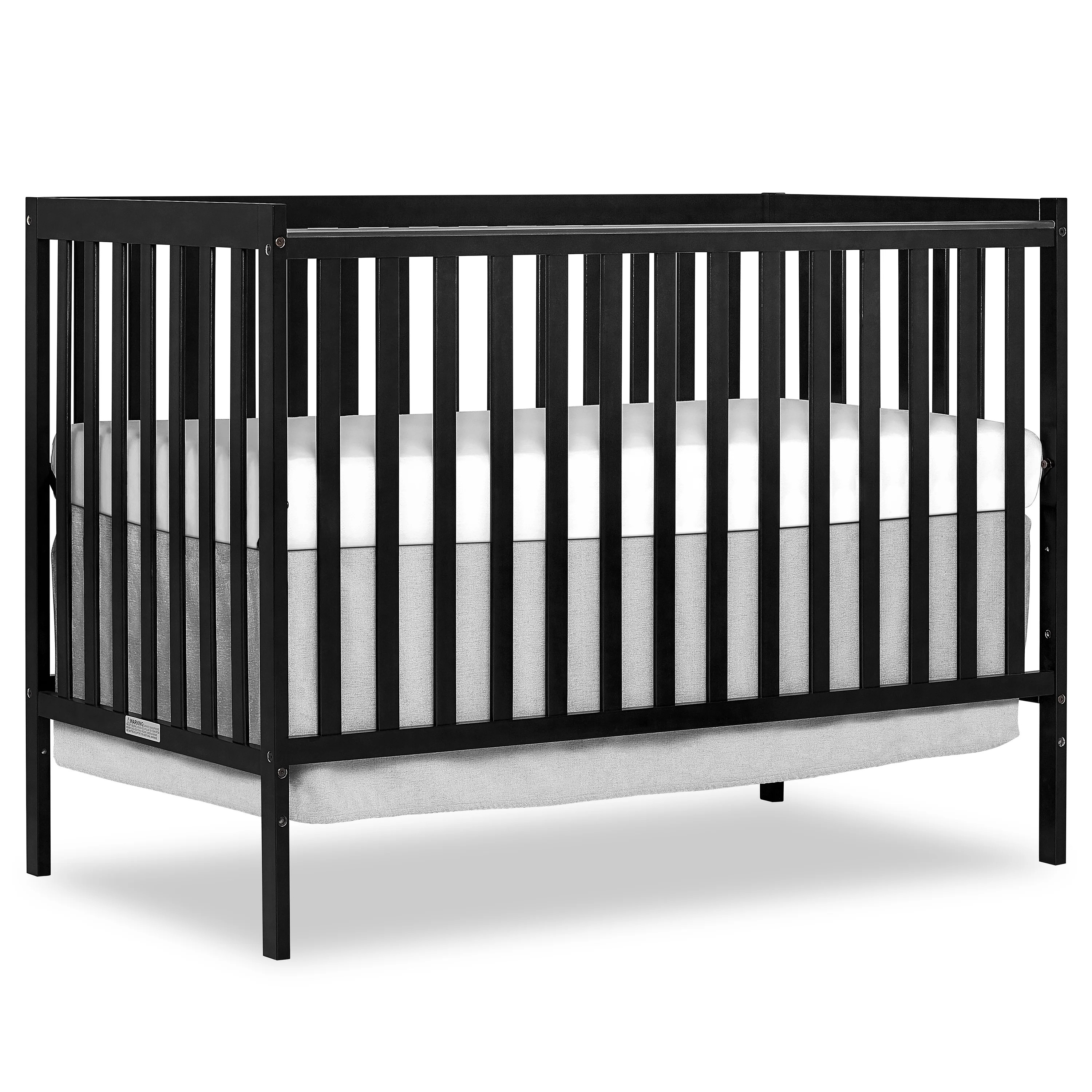 Dream On Me Synergy 5-in-1 Convertible Crib, Black | Walmart (US)