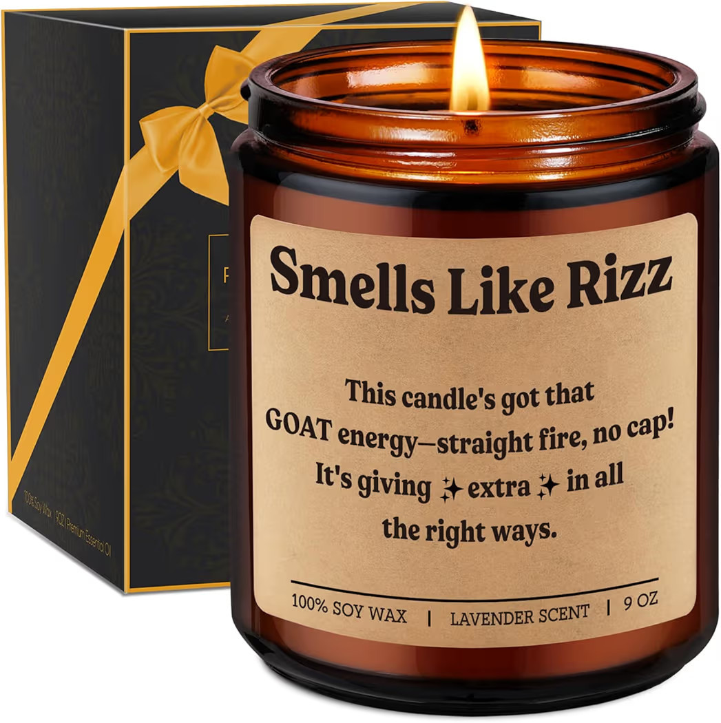 Miracu Rizz Candle, Teen Girl, Teen Boy Gifts, Funny Birthday Gifts for Teenage Boys Girls, Chris... | Amazon (US)