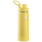 Takeya Actives 18 oz Vacuum Insulated Stainless Steel Water Bottle with Spout Lid, Premium Quality, Canary | Amazon (US)