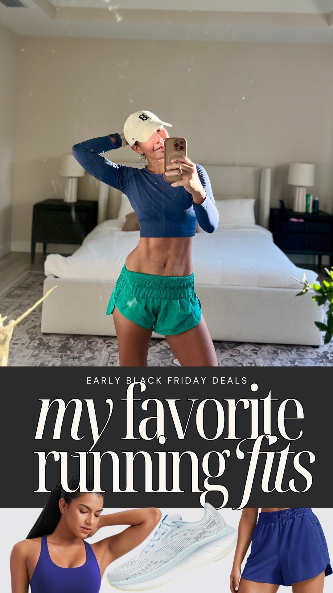 Early Black Friday deals on my favorite running ‘fits 🖤🏃🏽‍♀️
I LOVE my weekend runs. I stick to shorts when I can and layer a sports bra with a lightweight long-sleeve top — it gives me coverage without overheating, especially while it’s still not too cold here in Florida. These pieces move well, stay put, and feel good on the skin… exactly what I want when I’m out for a steady weekend run.

Linking everything below — from the shorts I keep rebuying to the tops that actually breathe while you run.

#LTKActive #LTKfitnessgoals #LTKCyberWeek
