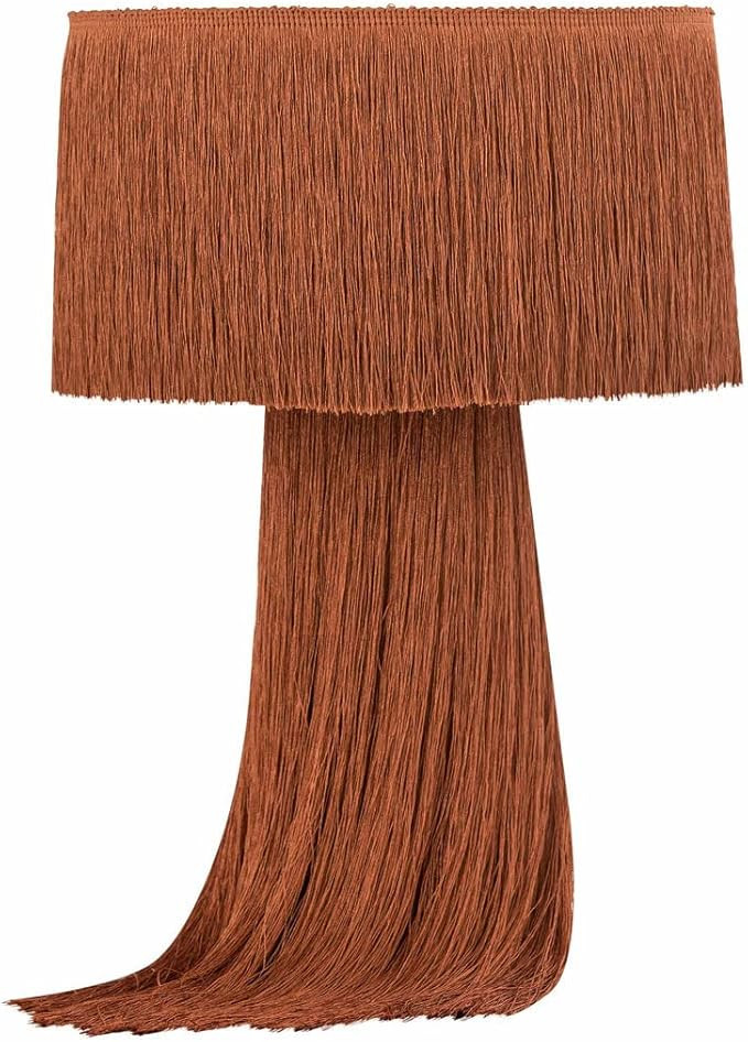 TOV Furniture Atolla Brick Tassel Table Lamp | Amazon (US)