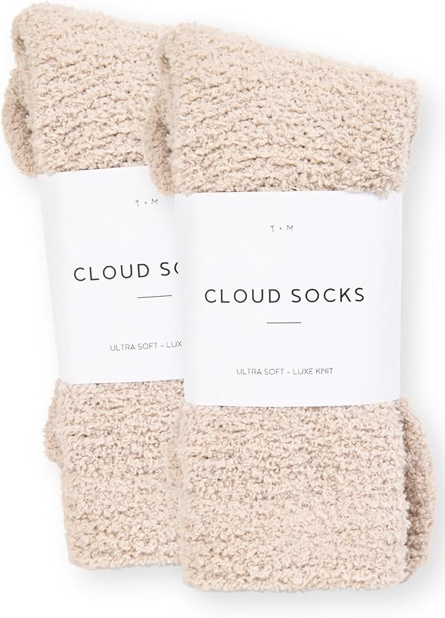 Unboxme Gifts Warm & Cozy Ultra-Luxe Cloud Sock for Women & Men - Super Soft Luxurious Fabric Sle... | Amazon (US)